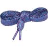 imageAllegra K Womens Metallic Glitter Sparkling Shoe Laces Flat Colorful Shoelaces for Sneakers 1 PairRed  Blue
