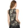 imageAllegra K Womens Metallic Tank Tops Shiny Sleeveless Party Disco ShirtBlack