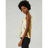 imageAllegra K Womens Metallic Tank Tops Shiny Sleeveless Party Disco ShirtGold