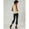 imageAllegra K Womens Metallic Tank Tops Shiny Sleeveless Party Disco ShirtGold