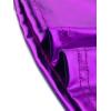 imageAllegra K Womens Metallic Tank Tops Shiny Sleeveless Party Disco ShirtPurple