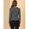 imageAllegra K Womens Notched Lapel Casual Work Office Striped BlazerBlack