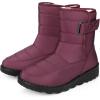 imageAllegra K Womens Pull on Adjustable Flat Snow Boots for WinterBurgundy