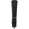 imageAllegra K Womens Rhinestone Crystal Chain Pointed Toe Stiletto Heels Knee High BootsBlack