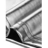imageAllegra K Womens Shiny Top Party Club Cami Sparkly Metallic Tank TopDark Silver