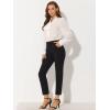 imageAllegra K Womens Work Dress Pants High Waisted Office Ankle PantsBlack Solid