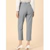 imageAllegra K Womens Work Dress Pants High Waisted Office Ankle PantsGray Solid
