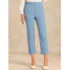 imageAllegra K Womens Work Dress Pants High Waisted Office Ankle PantsLight Blue Solid