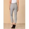 imageAllegra K Womens Work Dress Pants High Waisted Office Ankle PantsLight Brown