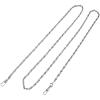imageAllegra K 120cm Long Silver Metal DIY Replacement Chain Straps for Purse Handbag Crossbody Bag Silver