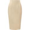 imageAllegra K Wear to Work Pencil Skirts for Womens Business Knee Length High Waist Bodycon Suit SkirtStone