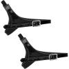 imageAllegra K Womens Detachable Adjustable Shoe Straps Belts Bands for Holding Loose High HeelsGlossy Black