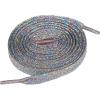 imageAllegra K Womens Metallic Glitter Sparkling Shoe Laces Flat Colorful Shoelaces for Sneakers 1 Pair3color Threads
