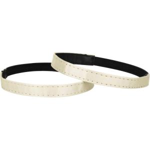 imageAllegra K Womens AntiSlip Elastic Shoe Ankle Straps Detachable Shoe Strap Band for HeelsApricot