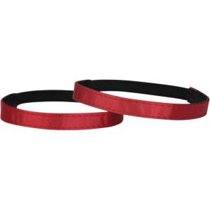 imageAllegra K Womens AntiSlip Elastic Shoe Ankle Straps Detachable Shoe Strap Band for HeelsRed