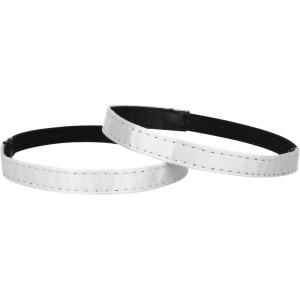 imageAllegra K Womens AntiSlip Elastic Shoe Ankle Straps Detachable Shoe Strap Band for HeelsWhite