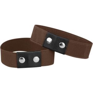 imageAllegra K Womens Detachable Shoe Strap Belt Band Replacement Elastic Ankle Straps for HeelsBrown