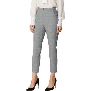 imageAllegra K Womens Work Dress Pants High Waisted Office Ankle PantsBlack