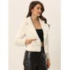 imageAllegra K Womens Cropped Fur Jacket Lapel Fluffy Cardigan Shrug 2026 Winter Short Faux Fur Coat OutfitsApricot