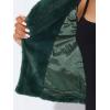 imageAllegra K Womens Cropped Fur Jacket Lapel Fluffy Cardigan Shrug 2026 Winter Short Faux Fur Coat OutfitsGreen