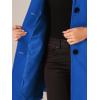 imageAllegra K Womens Pea Coat Single Breasted Long Sleeve Warm Casual Overcoat with Pockets Winter OutwearBlue