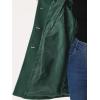 imageAllegra K Womens Pea Coat Single Breasted Long Sleeve Warm Casual Overcoat with Pockets Winter OutwearDark Green