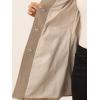 imageAllegra K Womens Pea Coat Single Breasted Long Sleeve Warm Casual Overcoat with Pockets Winter OutwearLight Brown