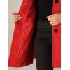 imageAllegra K Womens Pea Coat Single Breasted Long Sleeve Warm Casual Overcoat with Pockets Winter OutwearRed