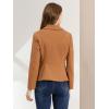imageAllegra K Womens Peter Pan Collar Peacoat Double Breasted Short CoatBrown