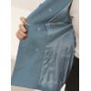 imageAllegra K Womens Peter Pan Collar Peacoat Double Breasted Short CoatGrey Blue