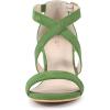 imageAllegra K womens PeeptoeOlive Green
