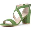 imageAllegra K womens PeeptoeOlive Green