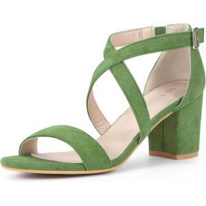 imageAllegra K womens PeeptoeOlive Green