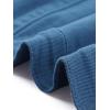 imageAllegra K Casual Jean Jacket for Womens Short Puff Sleeves ButtonDown Denim JacketDenim Blue