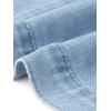 imageAllegra K Casual Jean Jacket for Womens Short Puff Sleeves ButtonDown Denim JacketLight Blue