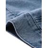 imageAllegra K Casual Jean Jacket for Womens Short Puff Sleeves ButtonDown Denim JacketMedium Blue