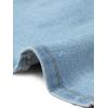 imageAllegra K Denim Jean Skirt for Women Casual Washed High Waisted Fishtail Midi Jean SkirtsLight Blue