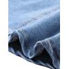 imageAllegra K Denim Jean Skirt for Women Casual Washed High Waisted Fishtail Midi Jean SkirtsSky Blue