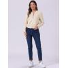 imageAllegra K Faux Suede Cropped Coat for Womens Stand Collar Zip Up Biker Moto Bomber JacketsBeige
