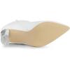 imageAllegra K Womens Clear Block Heel Glitter White Ankle Boots 9 m US