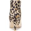 imageAllegra K Womens Contrast Color Leopard Print Stiletto Heel Ankle BootsBeige