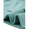 imageAllegra K Womens Cowl Neck Tops Long Sleeve Buttons Decor Tuinc Shirts Ruched TopMint Green