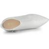 imageAllegra K Womens Glitter Pointed Toe Zipper Stiletto Heel Ankle BootsSilver
