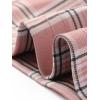 imageAllegra K Womens Plaid Tube Dress Zip Up Strap Sleeveless Party Mini ALine DressPink