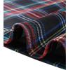 imageAllegra K Womens Plaid Tube Dress Zip Up Strap Sleeveless Party Mini ALine DressRed Royal Blue