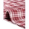 imageAllegra K Womens Plaid Tube Dress Zip Up Strap Sleeveless Party Mini ALine DressRed White