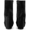 imageAllegra K Womens Platform Block Heels Faux Velvet Ankle BootsBlack