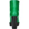 imageAllegra K Womens Platform Lug Sole Round Toe Side Zip Block Heeled Chelsea BootsGreen