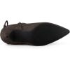 imageAllegra K Womens Pointed Toe Kitten Heel Ankle BootiesCoffee