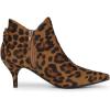 imageAllegra K Womens Pointed Toe Kitten Heel Ankle BootiesLeopard